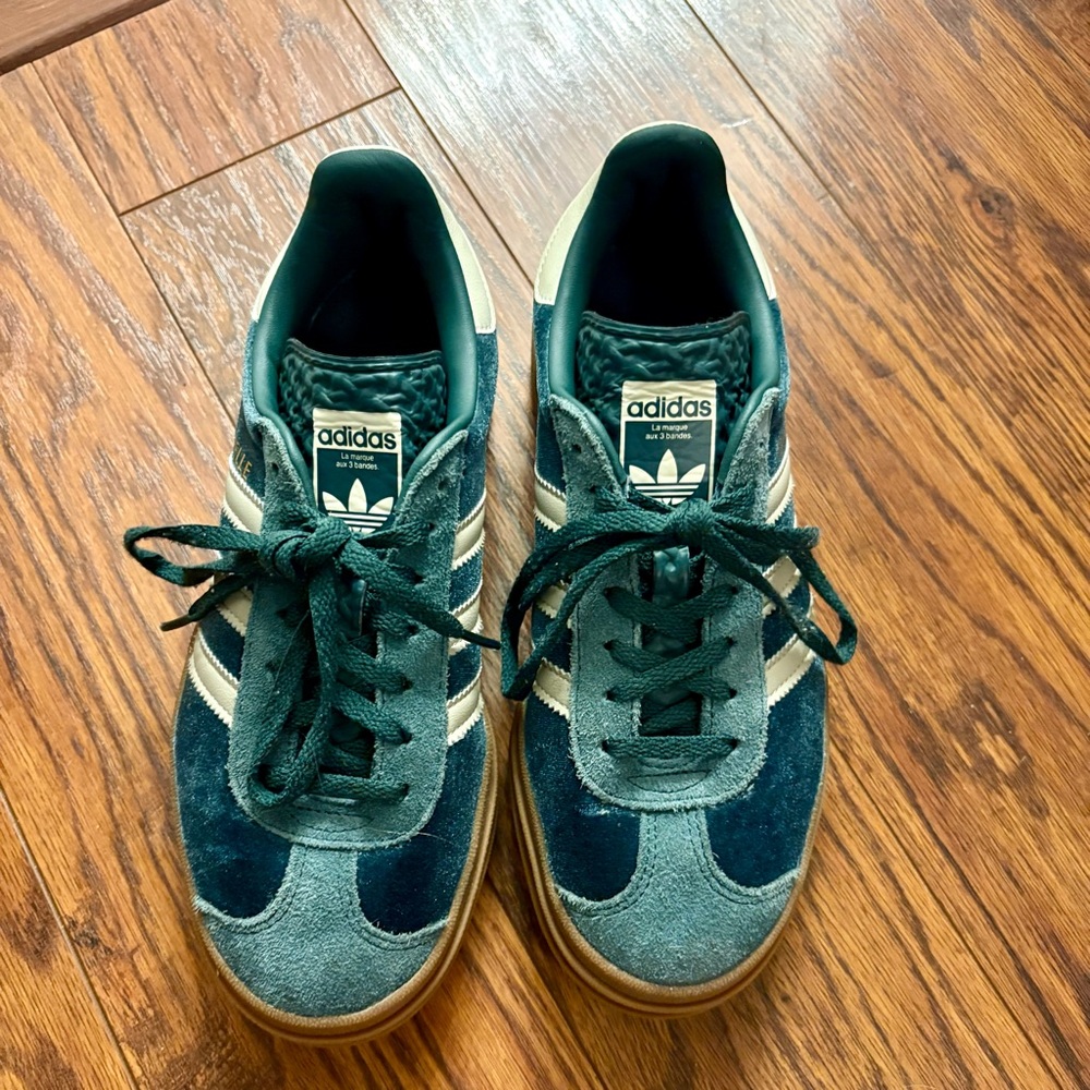Adidas Gazelle Bold Mineral Green Women's Sneakers Size 6.5